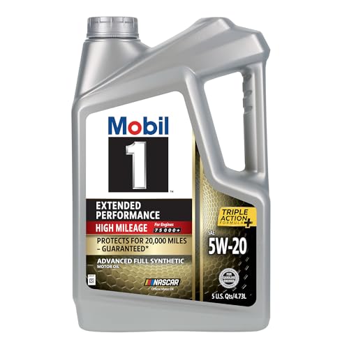 Image of Mobil 1 Extended Performance High Mileage 5W-20; 5QT