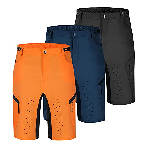 Baugger Shorts de ciclismo Calções de ciclismo masculinos com ajuste rápido respirável de secagem rá