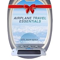 spAIRtray Travel Shelf - Airplane Travel Essentials Window Organizer, Air Travel Accessories for Long Flights, Portable Tray, Ideal Gifts for International Travelers, Airplane Window Tray
