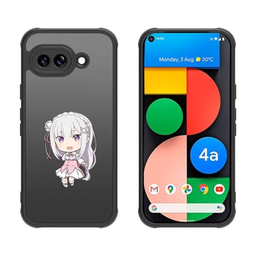 リゼロ Re Zero Google Pixel 7A/8A/9A ケース スマホケース 携帯カバー レンズ保護 電話カバー 互換性のある 兼用性 手触りが良い 軽量 薄型 防塵 滑り止め 指紋防止 耐衝撃 全面保護 脱着簡単