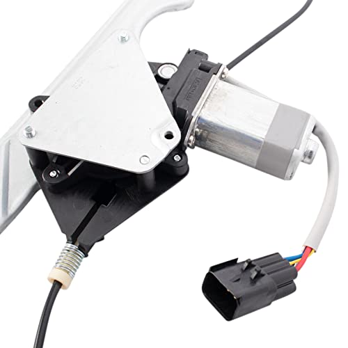 Image of TRQ Front Right Power Window Regulator & Motor Assembly Passenger Side Compatible with 2006-2010 Jeep Grand Cherokee