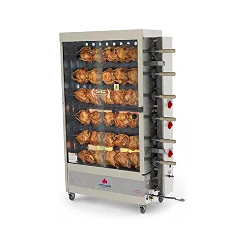 Forno Rotativo Infravermelho Para 30 Frangos Pr631, Progás