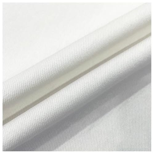 Pantalones De Algodón De Mezclilla Lavados, Falda Corta, Delantal Para Ropa, Equipaje, Tela Fina De Verano DIY, Gruesa Y Duradera Material De Tela Vaquera Para(White,1.5X1M/4.92X3.28ft)