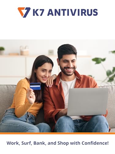 Image of K7 Antivirus | K7 Total Security Antivirus 2026 | 1 User 1 Year | Anti-Ransomware, Web Protection, Wi-Fi Security Advisor | Windows Desktop, Laptop, PC| Email Delivery in 2 hours