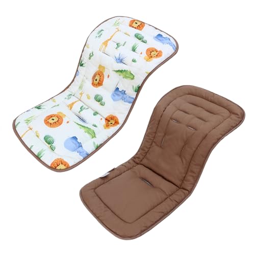 Image of Miracle Baby Stroller Seat Liner - Breathable Cotton Comfort Pad, Soft & Lightweight Seat Liner, Easy to Install & Machine Washable (34x78cm, 1 Pack)