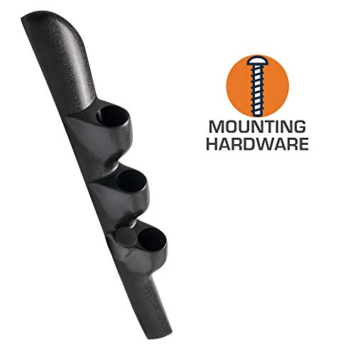 Glowshift Diesel Gauge Package Compatible With Dodge Ram Cummins 2500 3500 1998-2002 - Black 7 Color 60 Psi Boost, 1500F Egt & 30 Psi Fuel Pressure Gauges - Black Triple Pillar Pod W Speaker Cutout #TOP7