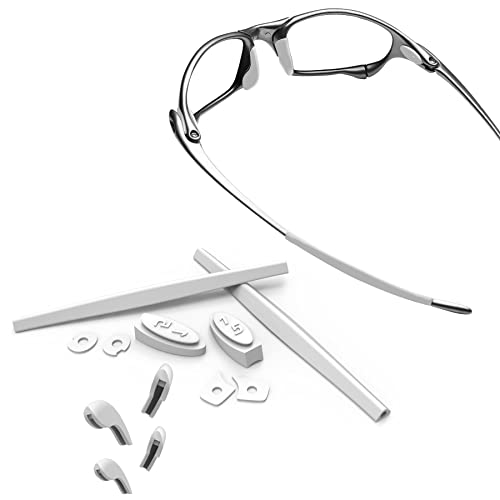 ThunderClap イヤーソック ノーズパッド For Oakley Juliet - ホワイト