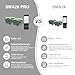 SMA26 Pro Rover&Base RTK GNSS Survey System with Handheld Collector, Dual GNSS Receiver, Tilt Compensation, 4G/WiFi/Bluetooth, IP67 Waterproof, Ideal for Land, Construction(exclude Tripod&Pole)