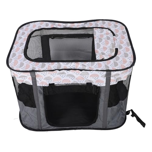 Box per Animali Pieghevole per Cani di Piccola Taglia, Cuccia per Cani Portatile Recinzione per Animali Domestici Gabbia per Cani Rettangolare Scatola da Trasporto per Gatti