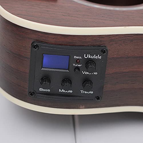 KEPOHK 23 pouces ukulélé Mini guitare Concert palissandre corps manche en bois massif 4 cordes guitare pour débutants enfants 23 pouces - Les Beatles, Paul McCartney, John Lennon, RIngo Starr, George Harrison KEPOHK 23 pouces ukulélé Mini guitare Concert palissandre corps manche en bois massif 4 cordes guitare pour débutants enfants 23 pouces – Image 6