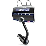 GOgroove FlexSMART X5 Bluetooth FM Transmitter Car Kit with Hands-Free Calling , Music Playback , USB Charging and Multiple Mounting Options - Works with Apple , Samsung , ASUS and More!