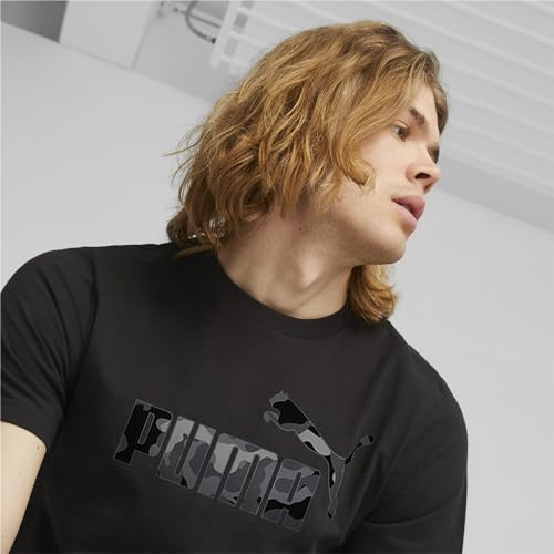 Image of PUMA Men's Cotton Graphic Print Regular Fit T-Shirt