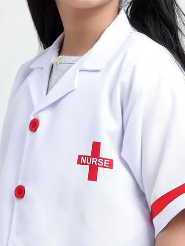 Image of FancyDressWale Doctor dress Nurse costume for kids for role play fancydress outfit