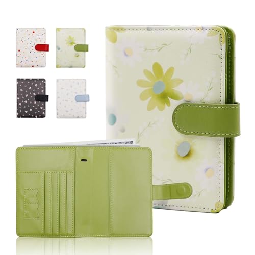 Image of Melsbrinna Rfid Passport Holder for Travel women /Men, Cute Passport Wallet Rfid Blocking Card Slots, Rfid Passport Cover /CaseTravel Wallet, Passport Book Holder (1, floral green)