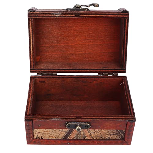 ZJchao Boîte de Rangement Vintage en Bois de Cèdre pour Petits Objets, Organisateur Décoratif...