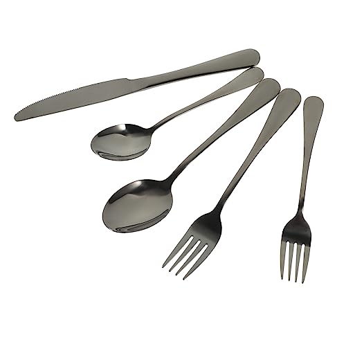 Garneck Essential Kitchen Forks and Spoons Set Serving Utensils Silverware Set Dinnerware