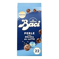 BACI PERUGINA Perle Latte Cioccolatini al Latte ripieni alle Nocciole, Sacchetto 154g