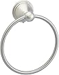 Amazon Basics Modern Towel Ring, 6.3-inch Diameter, Satin Nickel