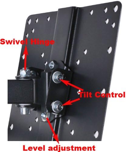 Miniatura 2 de VideoSecu Brazo articulado LCD LED TV Soporte de pared Full Motion Tilt Soporte de montaje giratorio para la mayoría de pantalla plana de 27" 30"