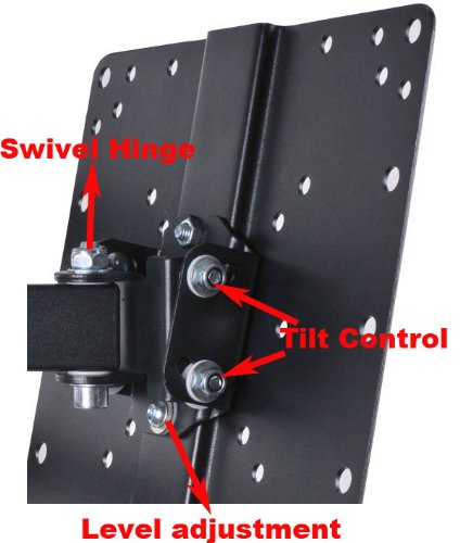 Videosecu Articulating Tilt Swivel Tv Wall Mount For Most 27-47" Lcd Led Tv Flat Panel Black Ml510B B65 #TOP5