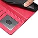 Rfvzubemok Compatible with Vivo V50 Lite 5G,Compatible with Vivo V50 Lite 4G Card Slots Flip Stand Wallet Case Rosered