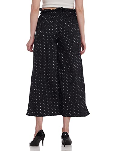 Image of A.T.U.N. (ALL THINGS UBER NICE) Womens High Rise Printed Regular Palazzo | Ankle Length Relaxed Fit Pant