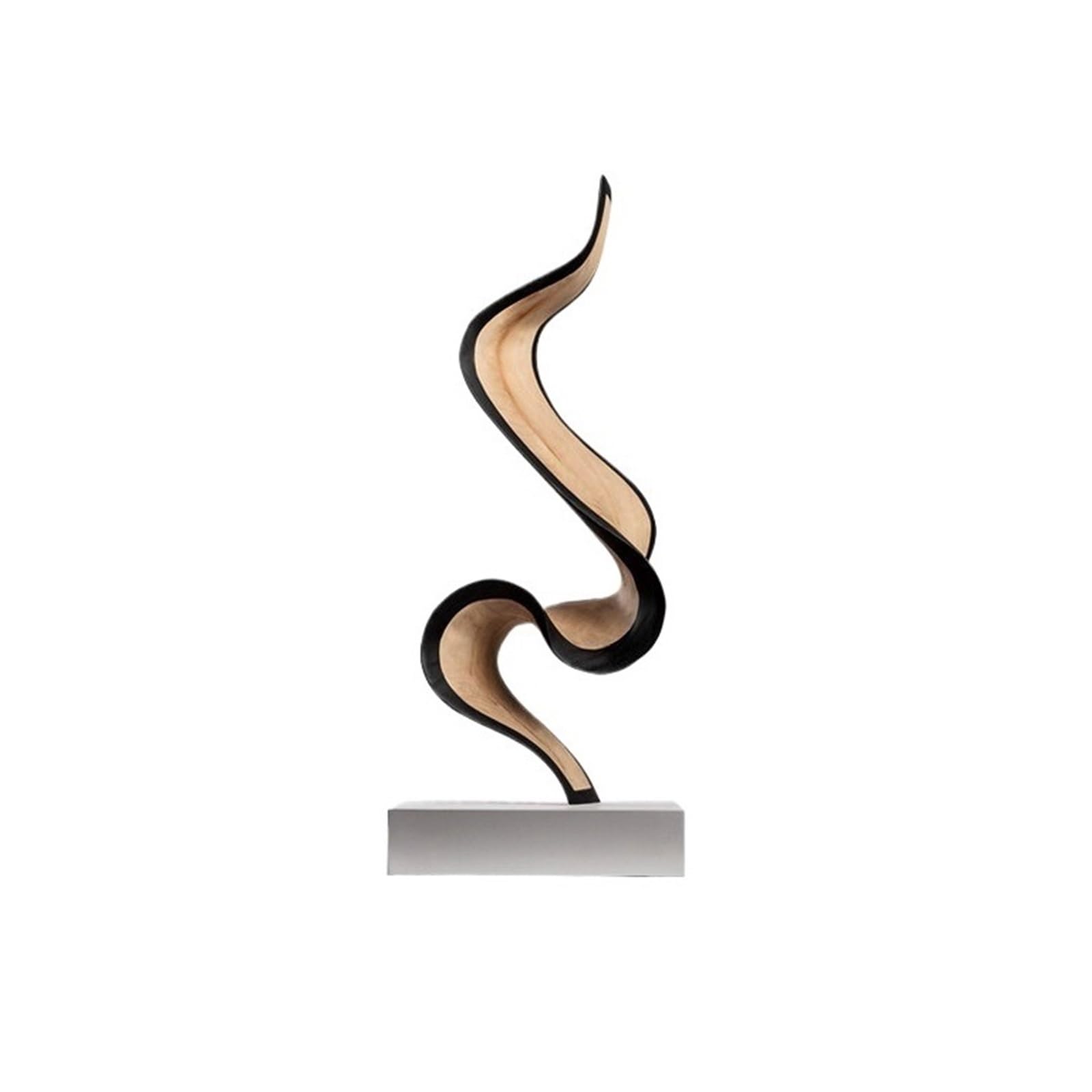 QINGGANG-0224 Desktop Decorations Office Study Wood Carving Handicrafts Decorations Creative Abstract Sculptures Ornaments