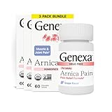 Genexa Arnica Advantage - 300 Tablets (3 Pack) | Certified Organic & Non-GMO, Physician Formulated, homeopathic | Pain Relief Medicine