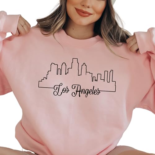 HQR Express Los Angeles Skyline Sweatshirt and Hoodie, S5204 Multiple Colors
