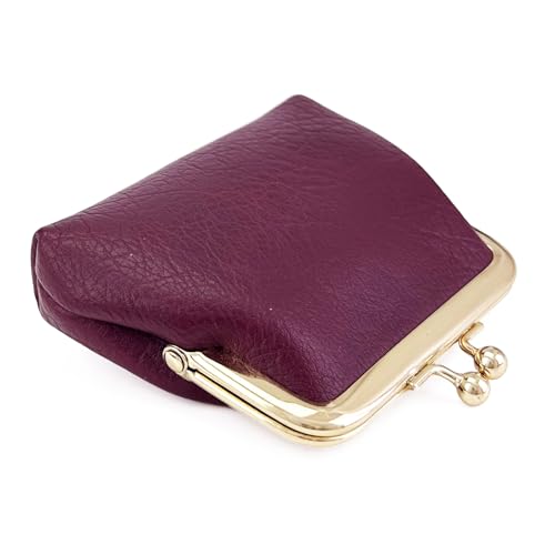 Image of Cute Floral Buckle Coin Purses Vintage Pouch Kiss-lock Change Purse Wallets