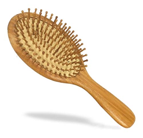 最安値 改良版 ヘアブラシ ヘアーブラシ パドルブラシ 木製 頭皮 マッサージ コーム ウッド ブラシ くし ヘア ケア 櫛 サラサラ 優しい ボリューム メンズ 男性用 レディース 女性 子供 静電気 防止 Isdyの価格比較