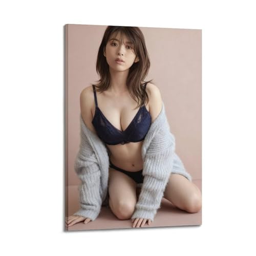 �n��ӂ݂��f�G�ȃ|�X�^�[�z�[�� �f�R���[�V���� �A�[�g �p�l�� �L�����o�X�ǉ惂�_�� �X�^�C���Ǌ|���G��v�����g.-12x18inch(30x45cm)-Frame-style