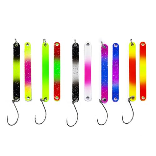 Hsthe Sea Trout Stick Spoon Set, 5pcs 2.5 G, Thunder Stick Trout Bait Set For Trout Fishing Trout Dough Trout Bait - Spoons Trout - Image 2