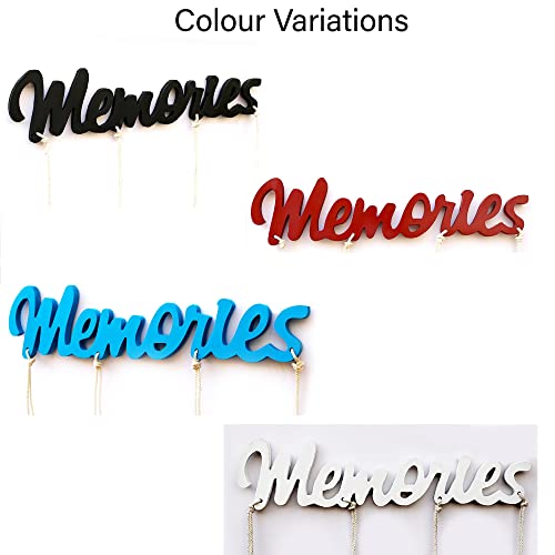 Image of VAH White Memories Picture Frames Collage Photo Hanging Wood Rustic Frames for Wall Decor, Home, Bedroom, Living Room, Gallery, Cafe, Decoration Items