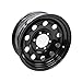 Black 15x6 Tralier Rim Wheel 6 Lug Holes On 5.5 6x5.5 15 inch 15 X 6 X 5.5 Bolt Circle Steel Equipment Trailer Rim Wheel