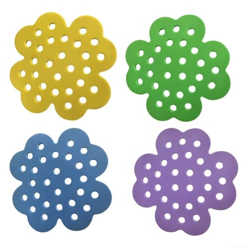 Zilimontt Floating Butterfly Island Hydration Station for Bees with Floral Design, 15cm ABS Foam Watering Basin for Garden Ponds and Bird Baths, Pollinator Friendly(mixed)