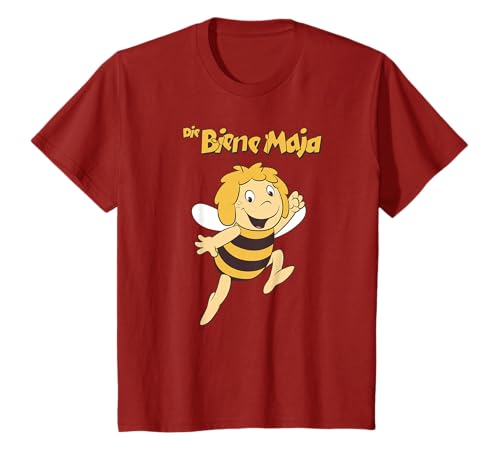 Oficial Maya la Abeja Retro Motivo Serie TV dibujos animados Camiseta