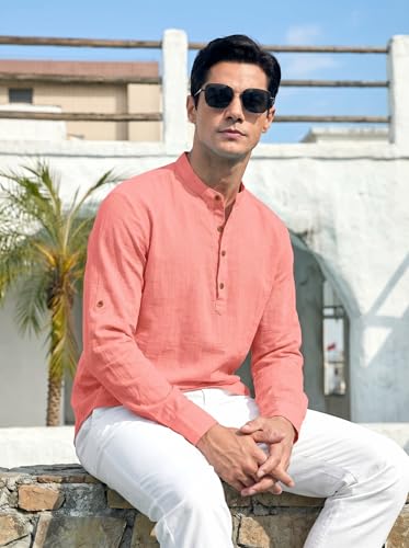 Image of ROYALSCOUT Men's Cotton Blend Full Sleeve Kurta Shirts Pack of 1 Designed for Festive Moments, Cultural Functions, or Casual Gatherings
