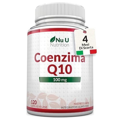 Nu U Nutrition Coenzima Q10 100mg 120 Capsule Vegane