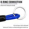 2Pack 6Ft Blue Trailer Breakaway Cable RV Brake Away Emergency Brake Cable