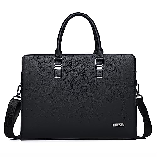 FSD.WG Sac d'affaires Pour Homme,Mallette en Cuir Imperméable,Sac d'affaires Pour Ordinateur...