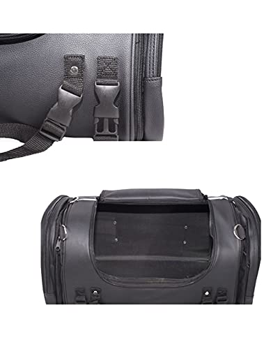 Bolsa para moto universal 12x21x12.5 pulg negra miniatura 3
