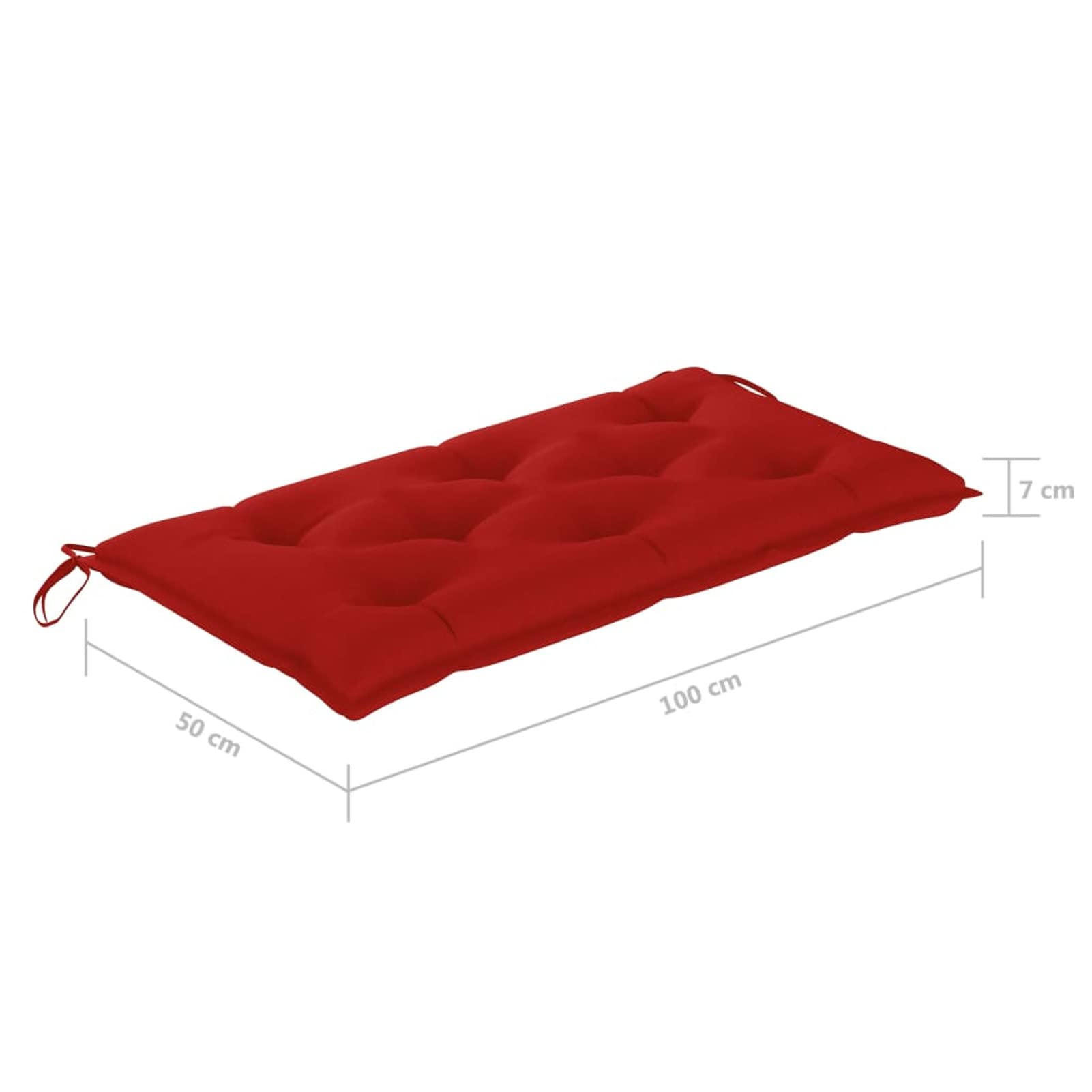 Gecheer Dondolo Hollywood con foglie di palma, cuscino da giardino a 2 posti, altalena da giardino, altalena, 35 x 99 x 202 cm (larghezza x profondità x altezza) in bambù, metallo