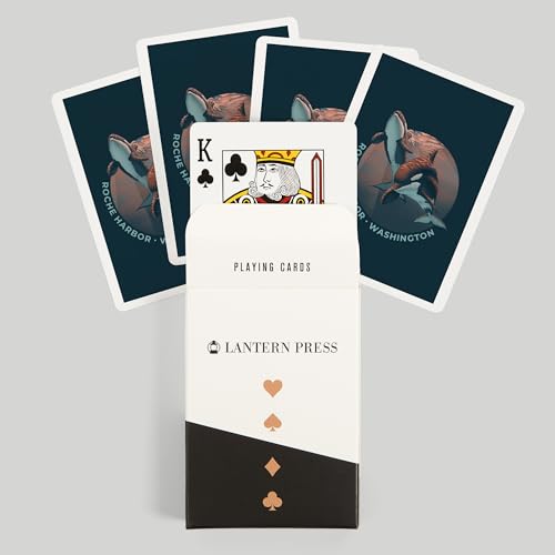 Lantern Press Juego de Naipes Póker 52 cartas miniatura 6