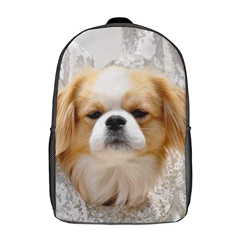 Sac d'école pour enfants grand format 17" avec bretelles confortables et motif 3D