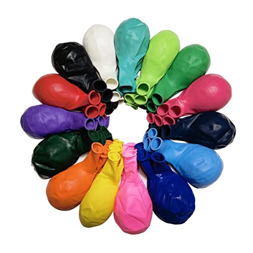 Image of 90 Pack 18 inch Balloons 15 Kinds Colors Latex Colorful Party Balloon Bulk for Various Party Events Decorations