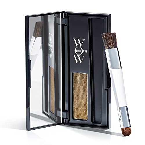 Colour Wow Root Cover Up - Polvo cubriente de raíces y canas para un look impecable - Oculta raíces resistente al agua y istante - Retocador de raíces em polvo perfecto - Rubio DARK BLOND - 2,1g