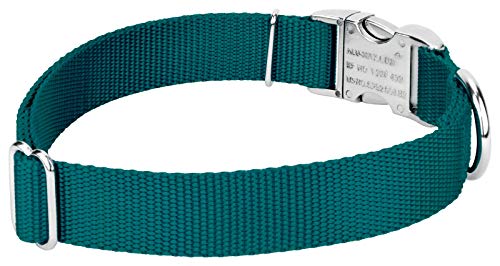 Country Brook Design - Vibrant 30+ Color Selection - Premium Nylon Dog Collar with Metal Buckle (Large, 1 Inch Wide… - Image 4