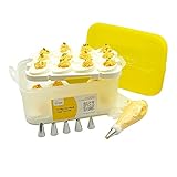 Deviled Egg Carrier With Lid + Disposable Decorating Kit. Hold 24 Deviled Eggs, 2 Removable Deviled...