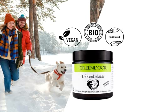 Pfotenbalsam Greendoor aus natürlichen Bio-Inhaltsstoffen für Hunde und Katzen